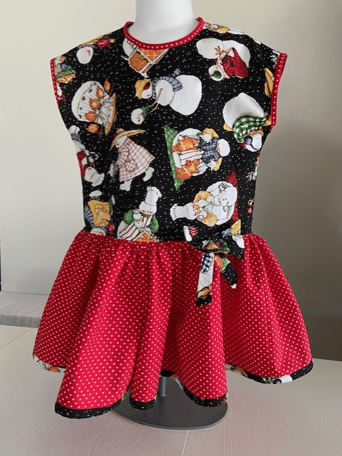 Olivia Holiday Romper Front View