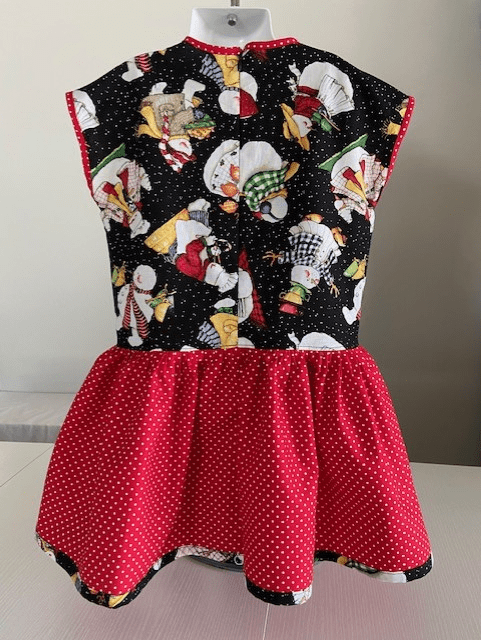 Olivia Holiday Romper Back View