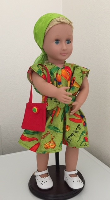 Kid Size Mannequin Wearing Custom Clothes