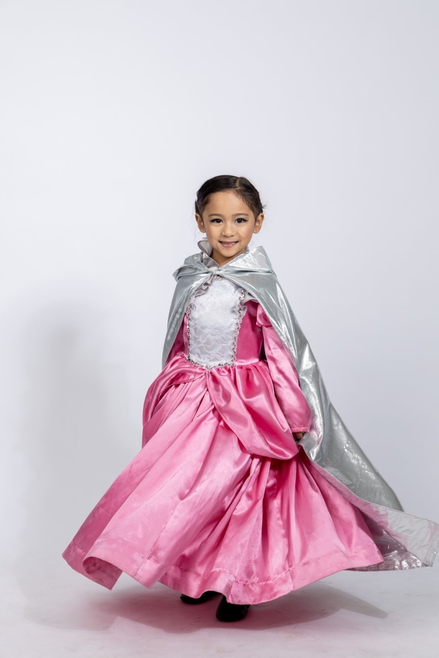 Little Girl Wearing Custom Clothes